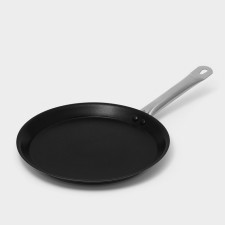 The pan -catering pan “catering”, d = 28 cm, the thickness of the case is 0.6 mm, the induction bottom of the TRS 3.5 mm, the metal handle, the XYLAN coating