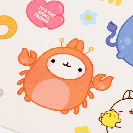 Set for decorating "Cute stickers and tattoos" blue-3