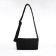 Women's bag quilted on the shoulder, lightning department, 25x14x6 cm, black color