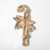 Brooch "Lollipop" with a bow, color in gold