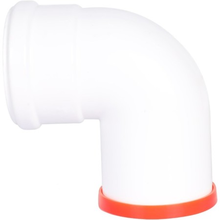 The chimney element Rommer RCA-0080-000090, DISCOUD, D = 80 mm, 90 °, M/F-3