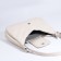 Lurch bag with lightning, external pocket, long belt, beige color