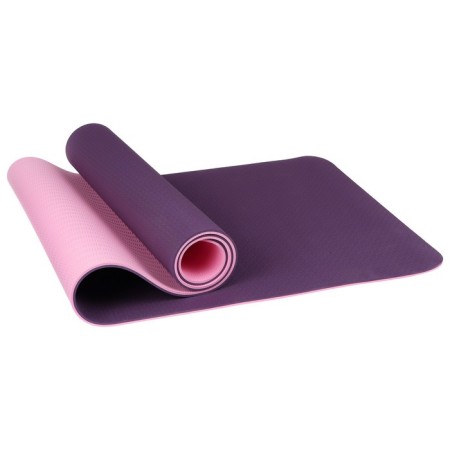 Yoga mat 183 × 61 × 0.8 cm, two -tone, purple color-9