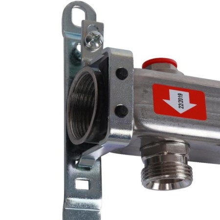Collector Group Stout, 1 "X3/4", 13 outputs, without flow meters, stainless steel-7
