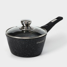 Black Black bucket Induction Pro, 1.7l, glass cover, removable handle, black color