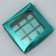 Box for sweets, confectionery packaging, 9 cells, “Emerald”, 14.7 x 14.7 x 3.5 cm