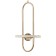 Bayerlux lamp "Imon" 16W LED gold 19.5x19.5x37cm
