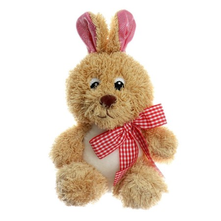 Soft toy "Rabbit", pink ears, Mix colors