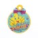 Medal "For active participation in the life of the class!" star, 10 x 10 cm