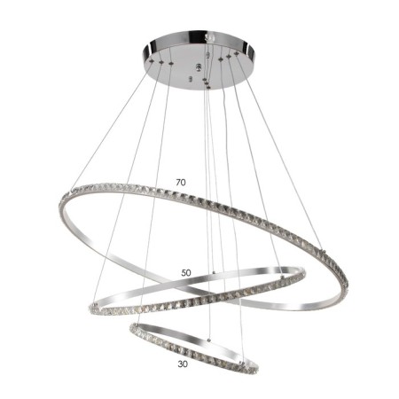 Bayerlux 59914/3 LED 94W 4000K silver 71x71x2-82 cm-3
