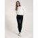 Women's jeans with Push-up Contte Elegant Skinny, size XL, DEEP Black color
