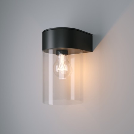 Wall lamp Elektrostandard, Atrani E27 110x110x185 mm, IP43, black color