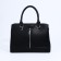 Lightning tout bag, external pocket, long belt, black color