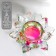 Glass "Lotus Rainbow" Diam 11.5 cm