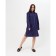 Shirt (shirt) female kaftan "strip", blue color, size 44-46