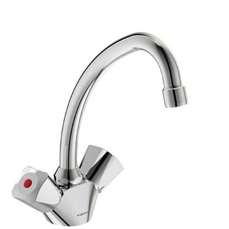 Vidima sink mixer "VisimaPlactic", pouring 154 mm, without a bottom valve, chrome