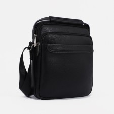 Male bag, black color