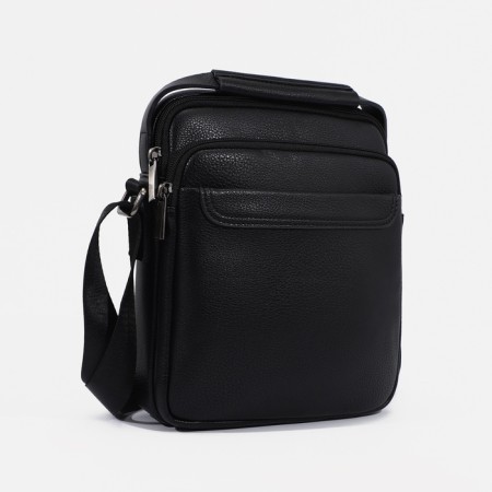 Male bag, black color