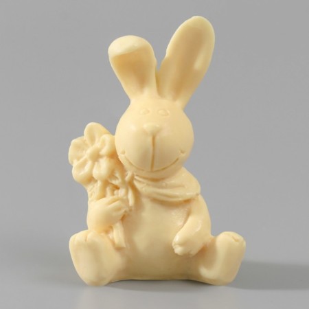 Silicone Mold "Hare with a bouquet" 3.8x2.7x5.4 cm mix-6