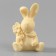 Silicone Mold "Hare with a bouquet" 3.8x2.7x5.4 cm mix