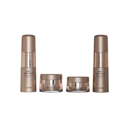 Set Anti -aging facial face Snail Essential EX Wrinkle Solution Skin Care Set