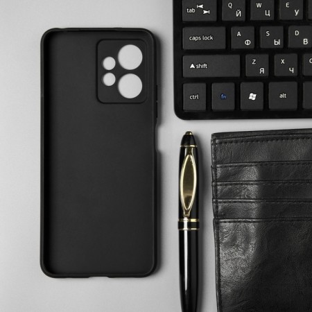Borasco mature case for Xiaomi Redmi Note 12 4G, black-3