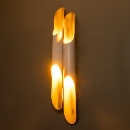 Sconces "bambo" 4he27 40W white gold 6x12x60cm-1