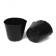Polyethylene pots for seedlings, 1 l, 13 × 11 × 8 cm, thickness 50 μm, black, Greengo