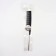Antistatic comb, with a metal tail, carbon, 22 × 3 cm, black color