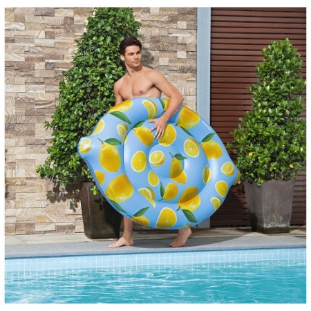 Swimming mattress "Lemon sensation", 176 x 122 cm, 43392-3