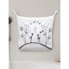 Organizer in a bathtub on the suction cups “Summer kiss”, for storing toys and trifles, size 33x39 cm