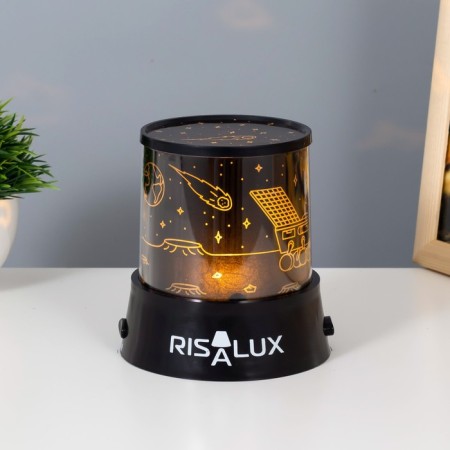 Night-design "Luno Road" LED USB/from batteries black 10.8x10.8x1.5 cm Risalux-2