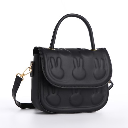 Youth bag on magnet, black color-1