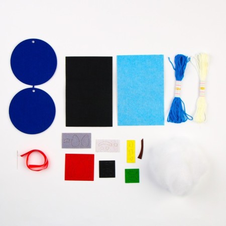 New Year's set for creativity. The Christmas ball "New Year! Bullfill in a hat "-2