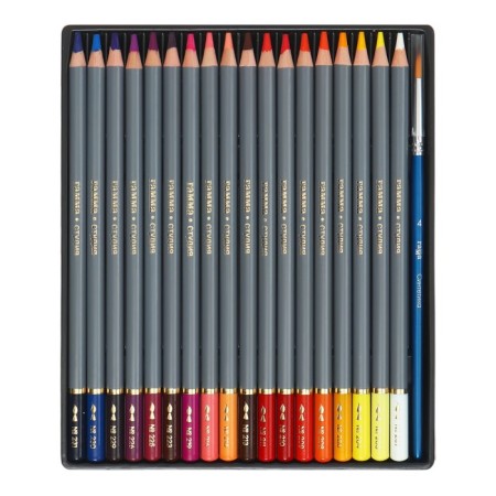 Pencils Watercolor Gamma "Studio" 36 colors, barrier 3.8 mm, cardboard box, 110822_36-1