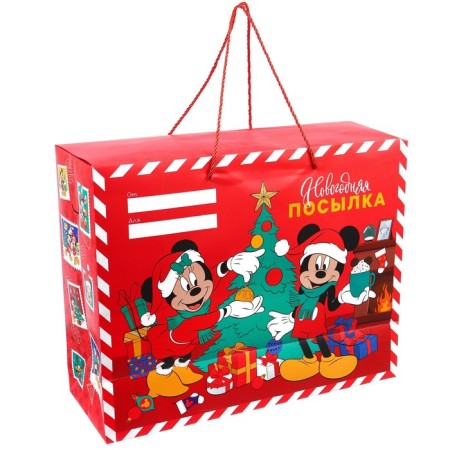 Gift package "New Year" 40x30x19 cm, Mickey Mouse-3