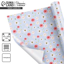 Glossy packaging paper 