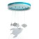 Bayerluxos Causte Led 58W 4000k Bayerlux Bayerlux White and white 50x50x60 cm