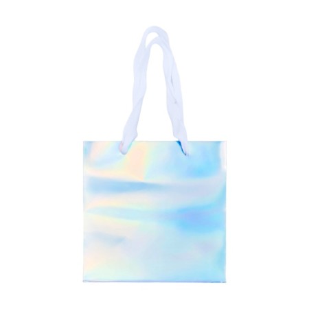 A packet for a cake with a square bottom, holographic, 15 x 15 x 15 cm-3