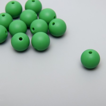 Busina silicone "Round" green d = 1.2 cm