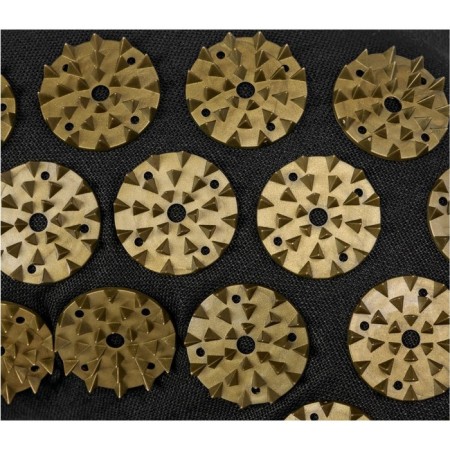 Pillow Acupuncture Bradex "Nirvana", black, gold spikes-3