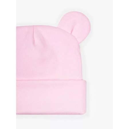Children's cap Amarobaby Nature Essence Bear, size 44-46, pink color-2