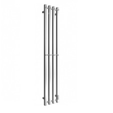 Electric Dvin heated towel rail X-4 Plaza Neo, 1200x180 mm, dimmer, polished