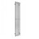 Electric Dvin heated towel rail X-4 Plaza Neo, 1200x180 mm, dimmer, polished