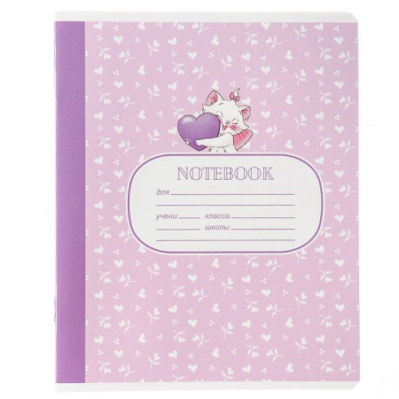 Notebook in the line of 18 sheets, 5 types of mix, cover coated cardboard, cats aristocrats-9