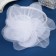 Hair cap "Schoolgirl" Galant Classic, D-16 cm, 1 cm, white