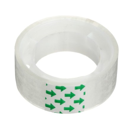 Set of 10 pieces, adhesive tape 15 mm x 5.5m, transparent