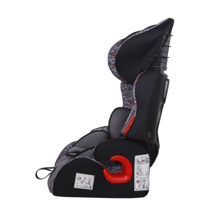 Car Seat Kids Planet Calipso, group I/II/III, bicycle, gray-3