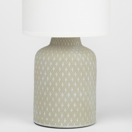 RIVOLI Sabrina 1he14, 40 watts Ceramics Gray with a lampshade-2