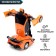 Robot radio -controlled Lambo, transforms from the remote control, scale 1:18, color orange